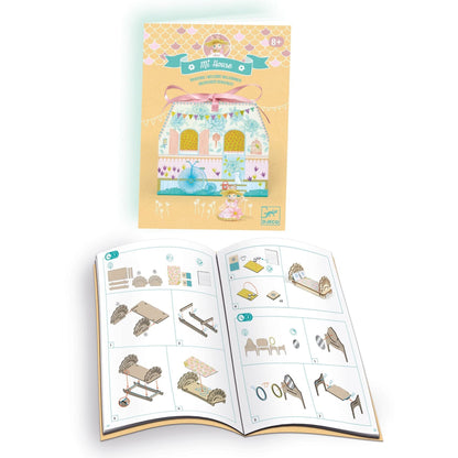 Design By Djeco Arte / Manualidades Kit Ármalo tú mismo - Mi casa Alba - Djeco DJ08030