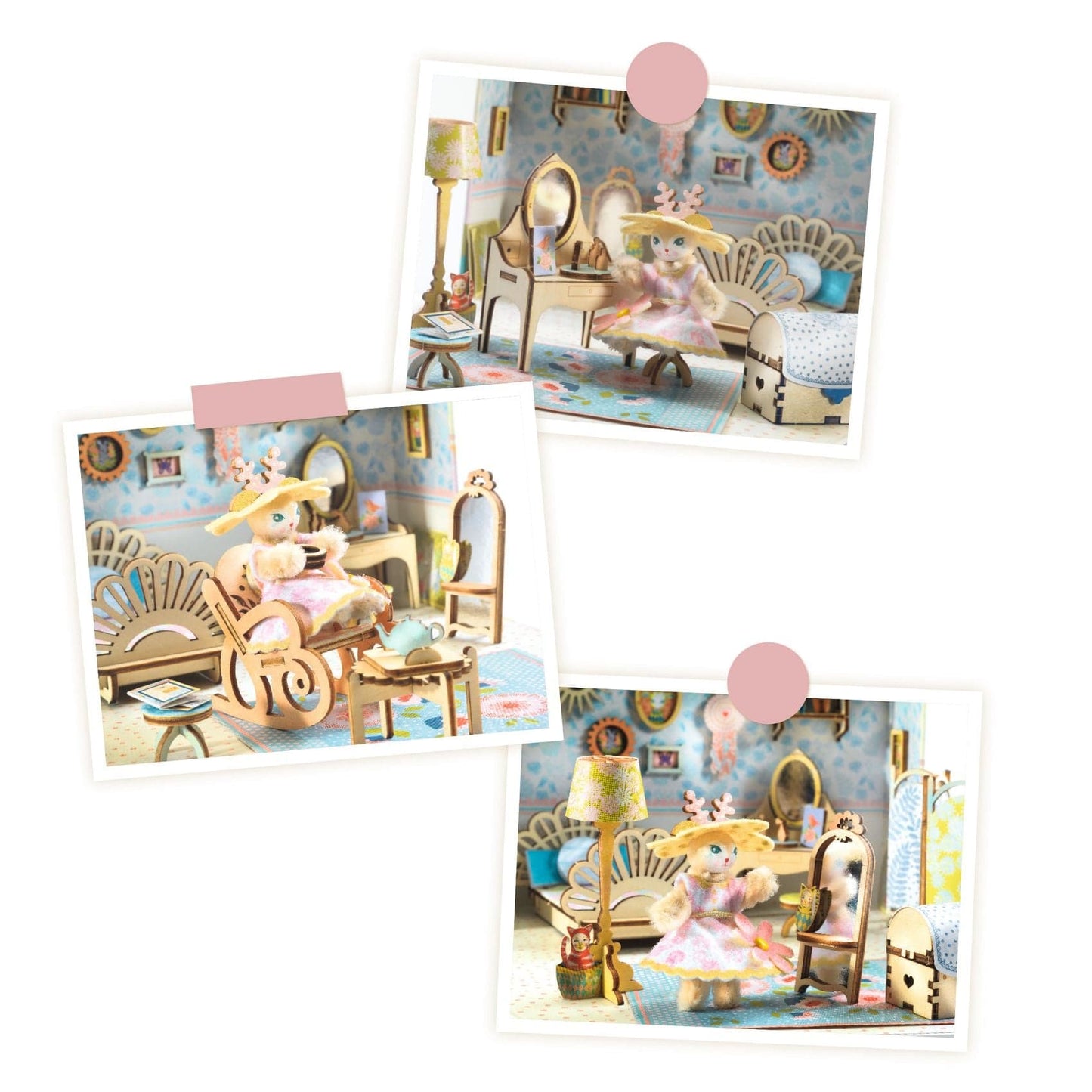 Design By Djeco Arte / Manualidades Kit Ármalo tú mismo - Mi casa Alba - Djeco DJ08030