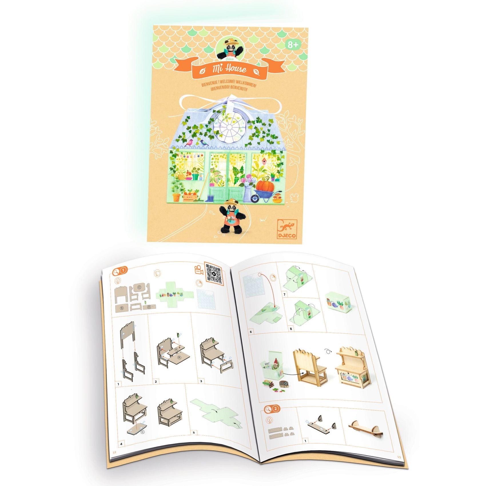 Design By Djeco Arte / Manualidades Kit Ármalo tú mismo - Mi casa Olivia - Djeco DJ08032
