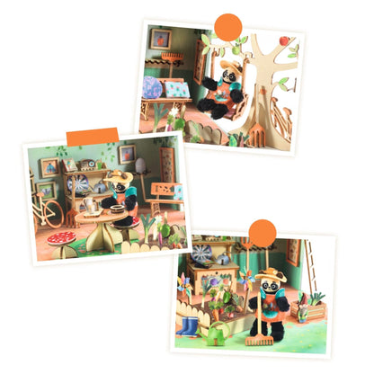 Design By Djeco Arte / Manualidades Kit Ármalo tú mismo - Mi casa Olivia - Djeco DJ08032