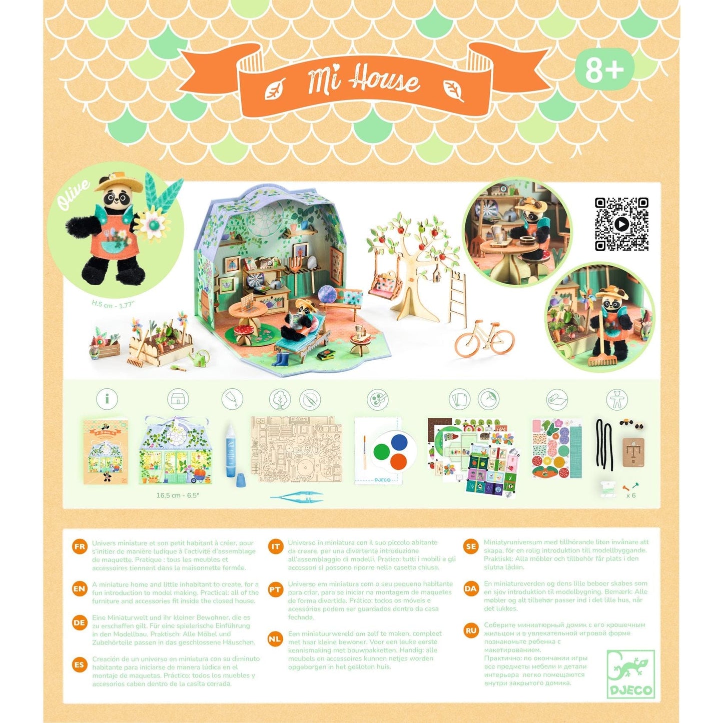 Design By Djeco Arte / Manualidades Kit Ármalo tú mismo - Mi casa Olivia - Djeco DJ08032