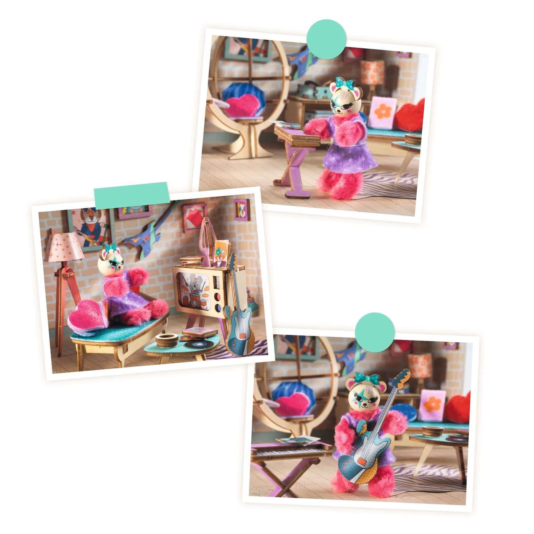 Design By Djeco Arte / Manualidades Kit Ármalo tú mismo - Mi casa Stella - Djeco DJ08031