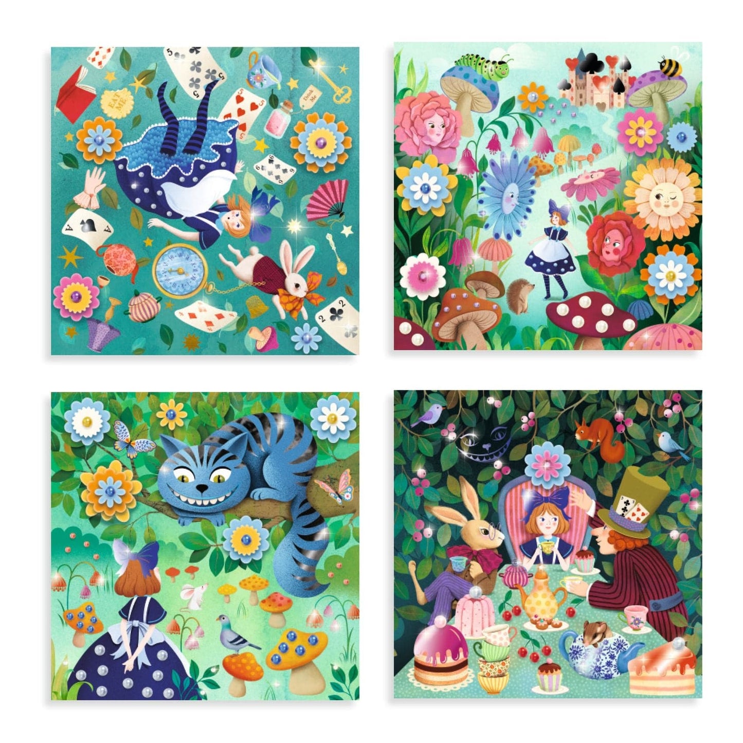 Design By Djeco Arte / Manualidades Set de manualidades En el País de las Maravillas - Design By Djeco DJ09428