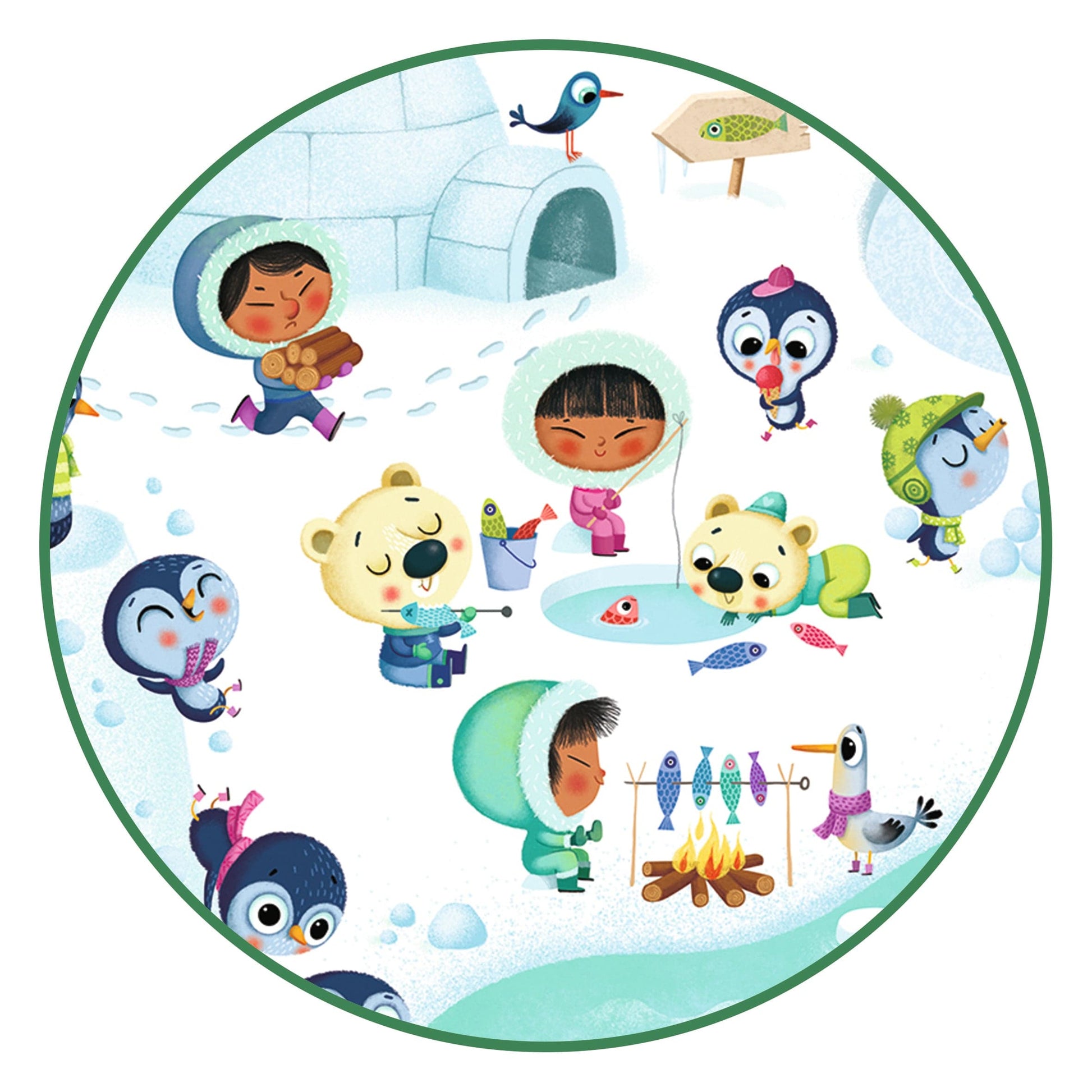 Design By Djeco Arte / Manualidades Set de transferencias Sabana, desierto y Polo Norte - Design By Djeco DJ09560