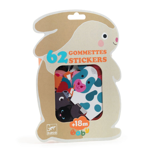 Design By Djeco Arte / Manualidades Stickers animales de la granja DJ00056