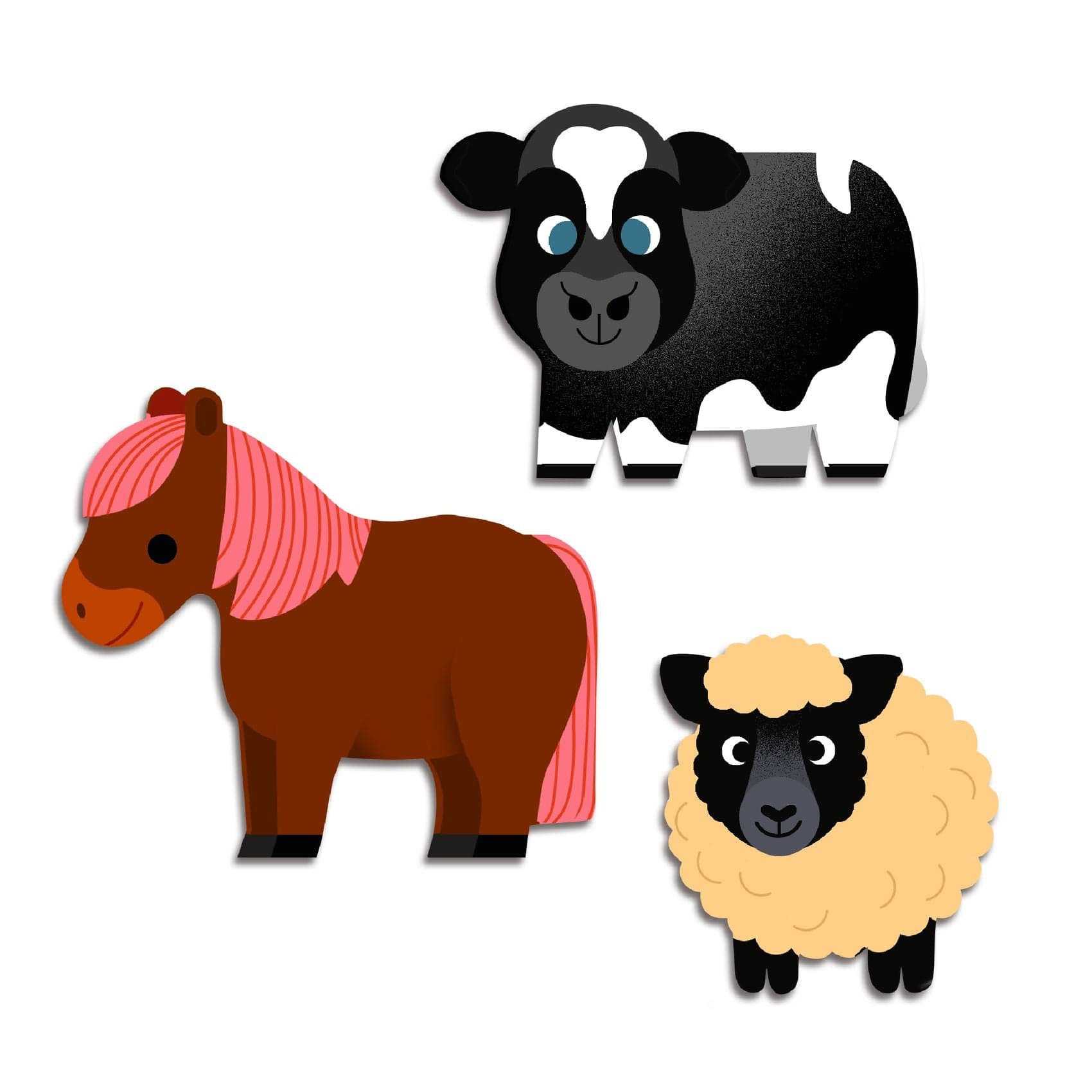 Design By Djeco Arte / Manualidades Stickers animales de la granja DJ00056