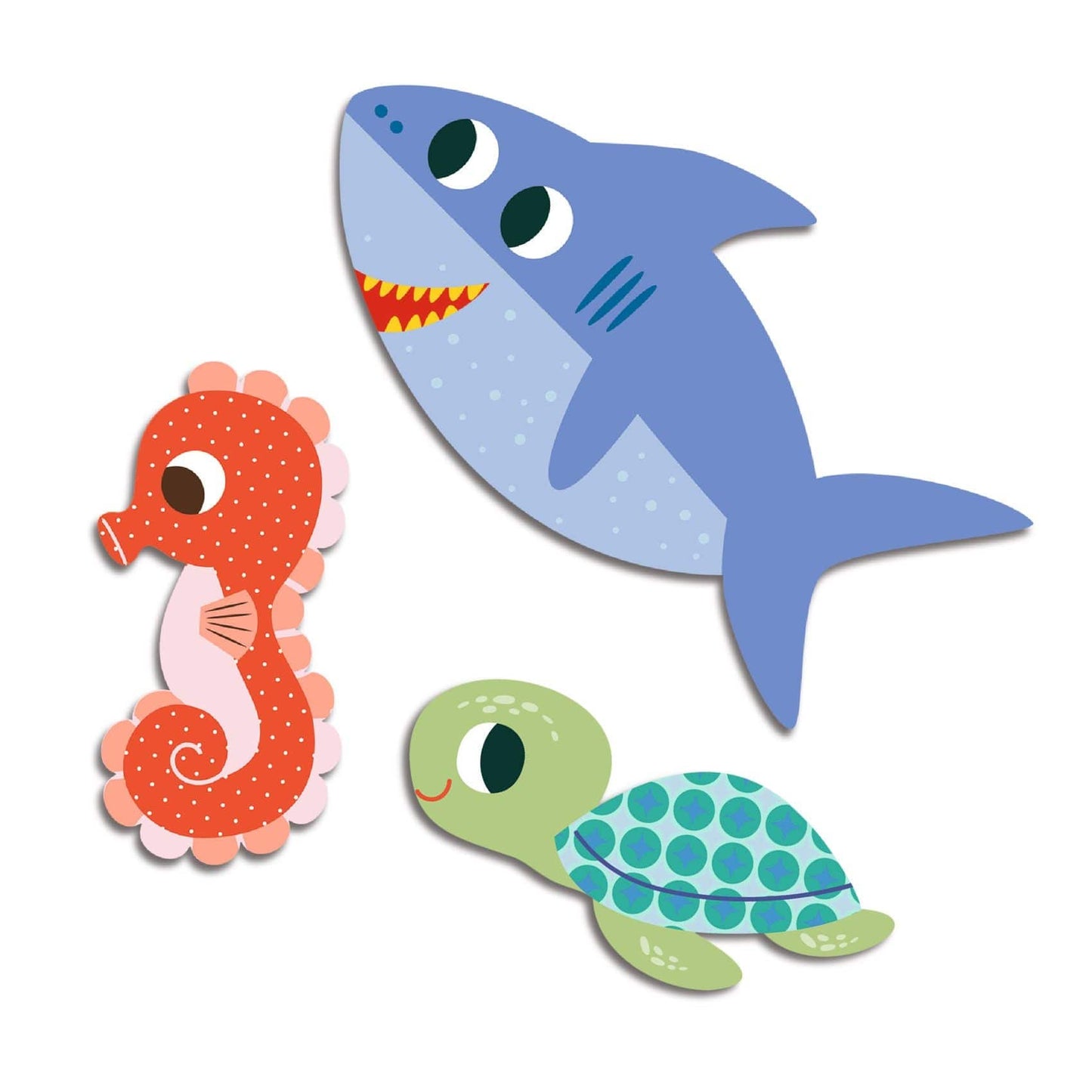 Design By Djeco Arte / Manualidades Stickers animales marinos DJ00057