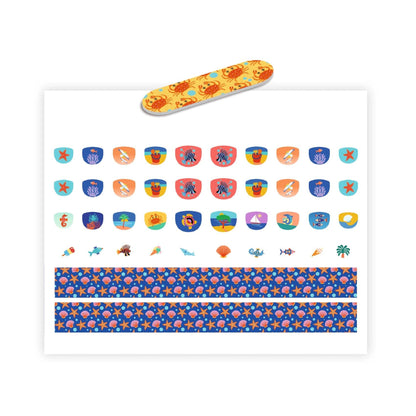 Design By Djeco Arte / Manualidades Stickers para uñas de mar DJ09244