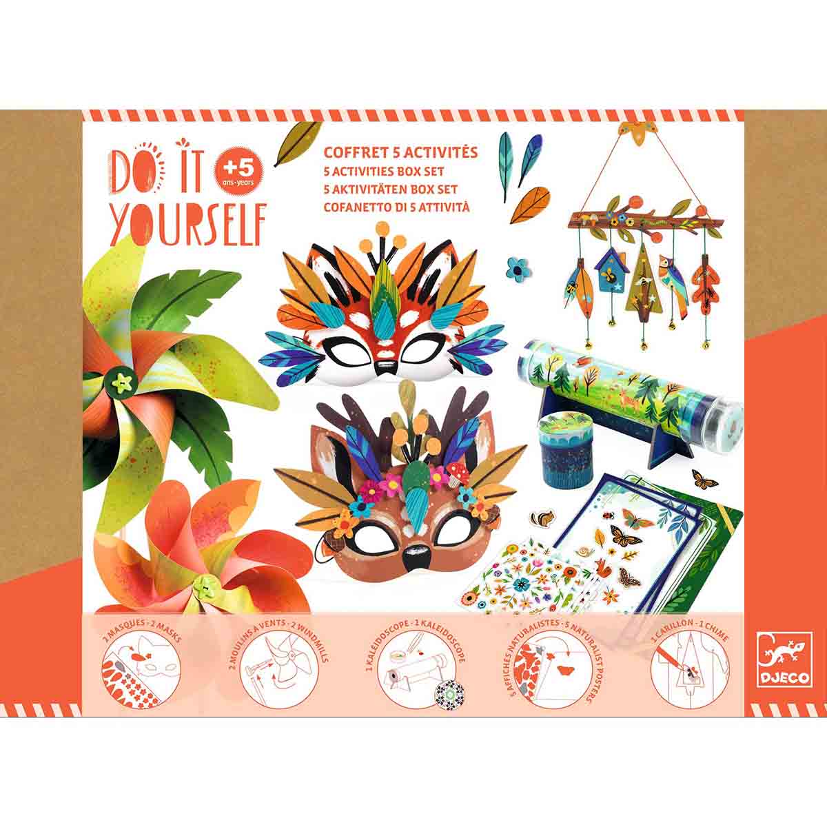 Kit de manualidades para niños DJECO DJ09330 (6 anos)