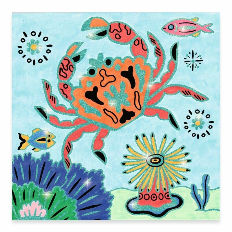 Design By Djeco Arte y Manualidades Plantillas de Dibujo Bajo el Mar