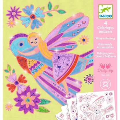 Design By Djeco Arte y Manualidades Plantillas De Dibujo pequeña hadas
