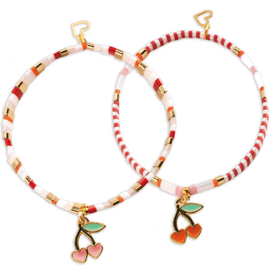 Design By Djeco Arte y Manualidades Pulseras duo cerezas DJ00017