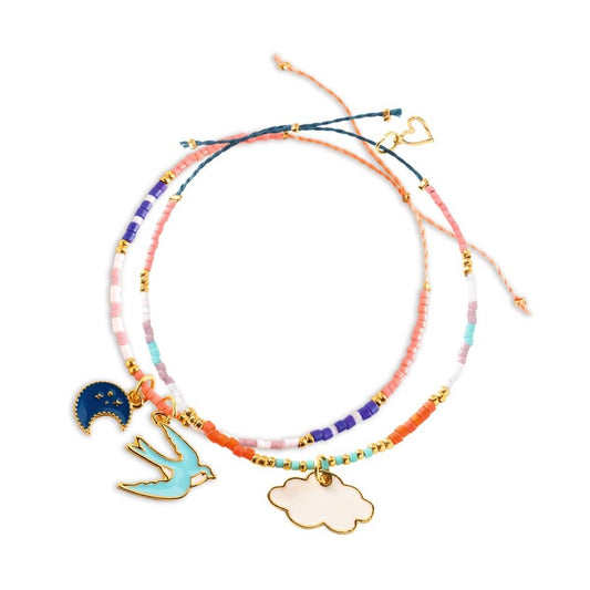 Design By Djeco Arte y Manualidades Pulseras duo cintas de cielo DJ00016