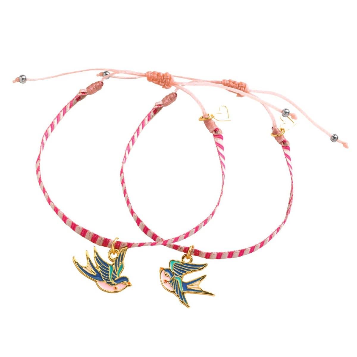 Design By Djeco Arte y Manualidades Pulseras duo cintas de pájaros