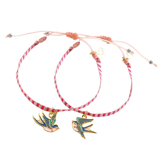 Design By Djeco Arte y Manualidades Pulseras duo cintas de pájaros