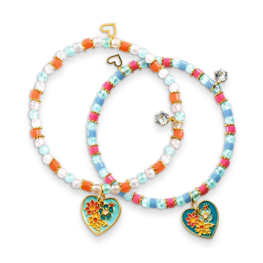 Design By Djeco Arte y Manualidades Pulseras duo de corazón DJ00010