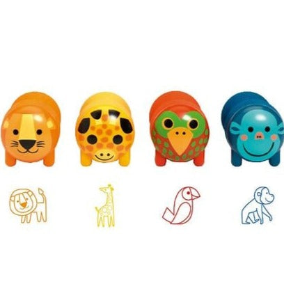 Design By Djeco Arte y Manualidades Set de timbres Selva DJ09012