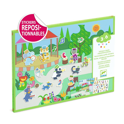 Design By Djeco Sticker Stickers reutilizables Fanfarria - Desing By Djeco DJ09947