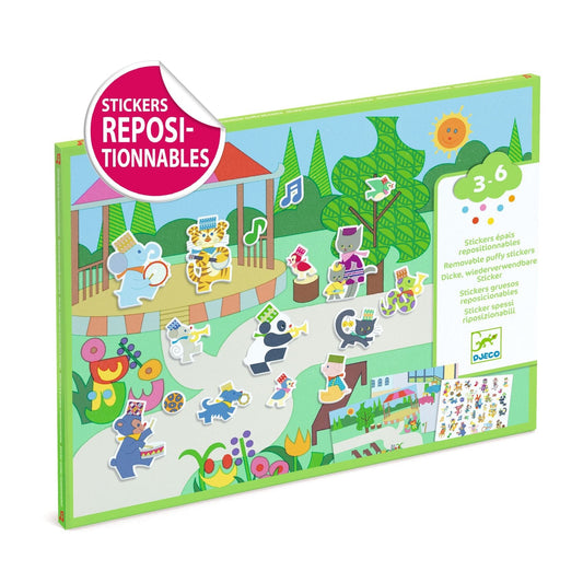 Design By Djeco Sticker Stickers reutilizables Fanfarria - Desing By Djeco DJ09947