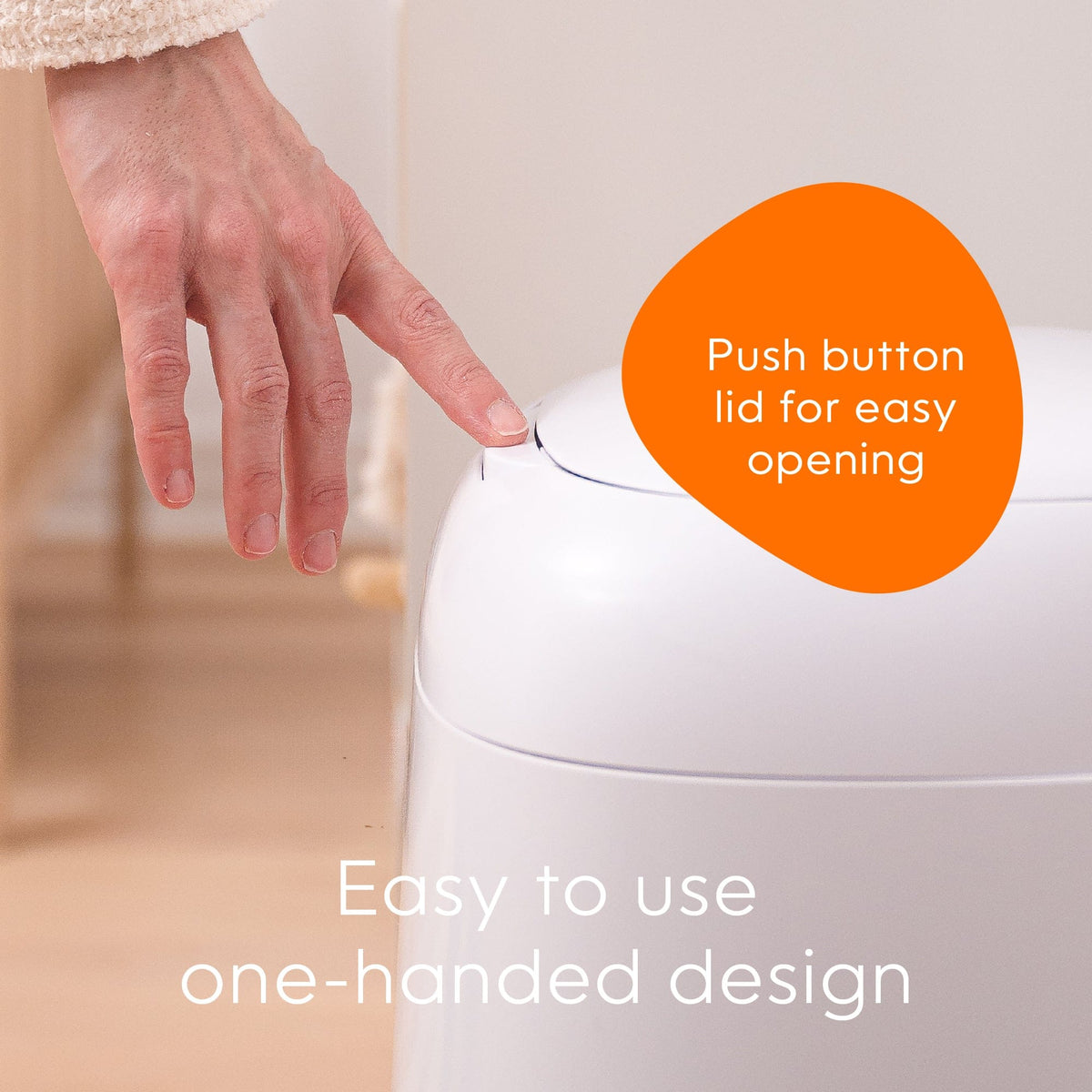 Diaper Genie Artículos para el baño Basurero Contenedor de pañales Classic Pail - Diaper Genie I000660