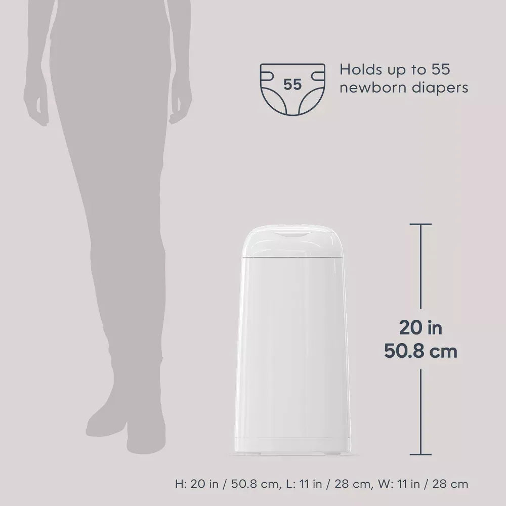 Diaper Genie Artículos para el baño Pack Contenedor de pañales Classic + Recambio 270 u - Diaper Genie I000660-I000685