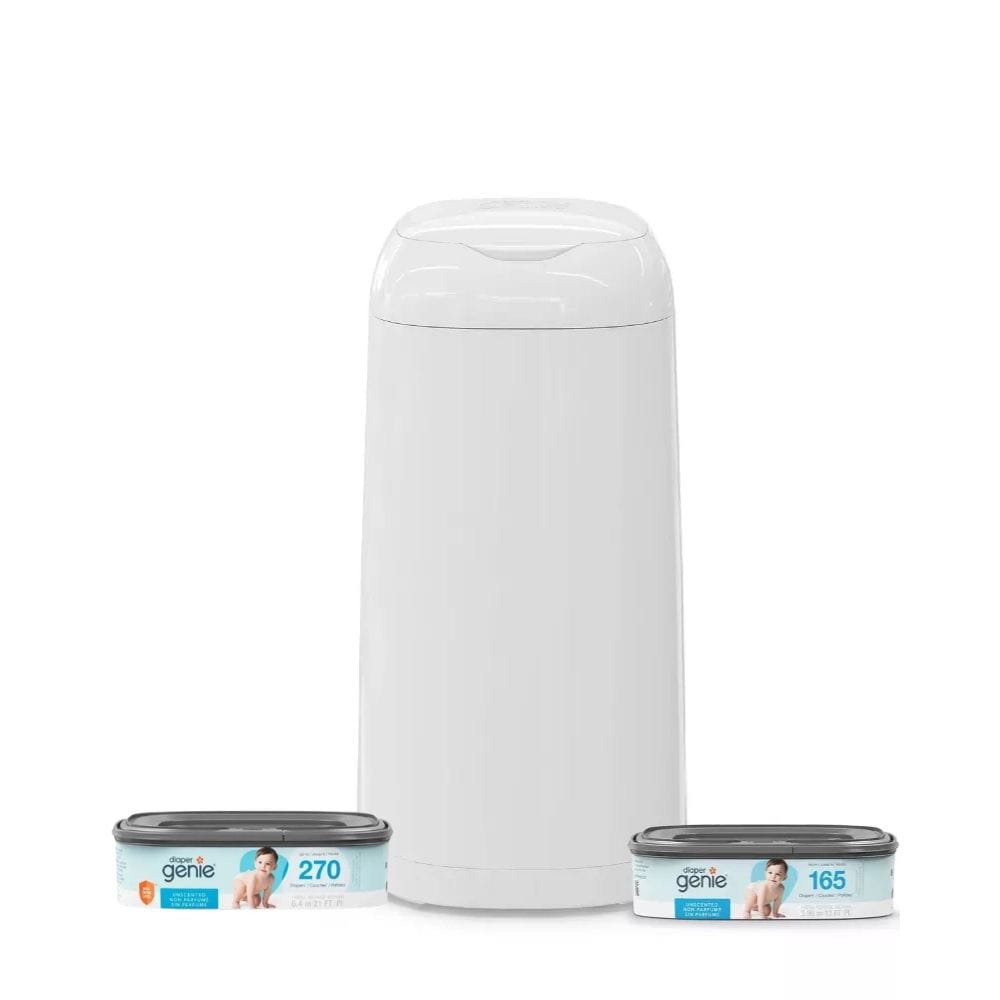 Diaper Genie Artículos para el baño Pack Contenedor de pañales Classic + Recambio 270 u - Diaper Genie I000660-I000685