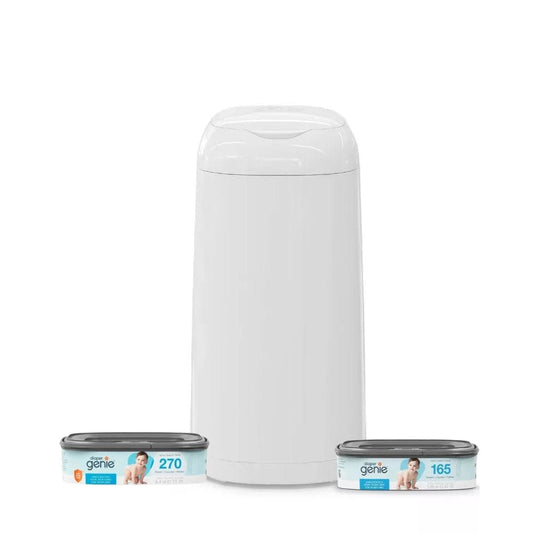 Diaper Genie Artículos para el baño Pack Contenedor de pañales Classic + Recambio 270 u - Diaper Genie I000660-I000685