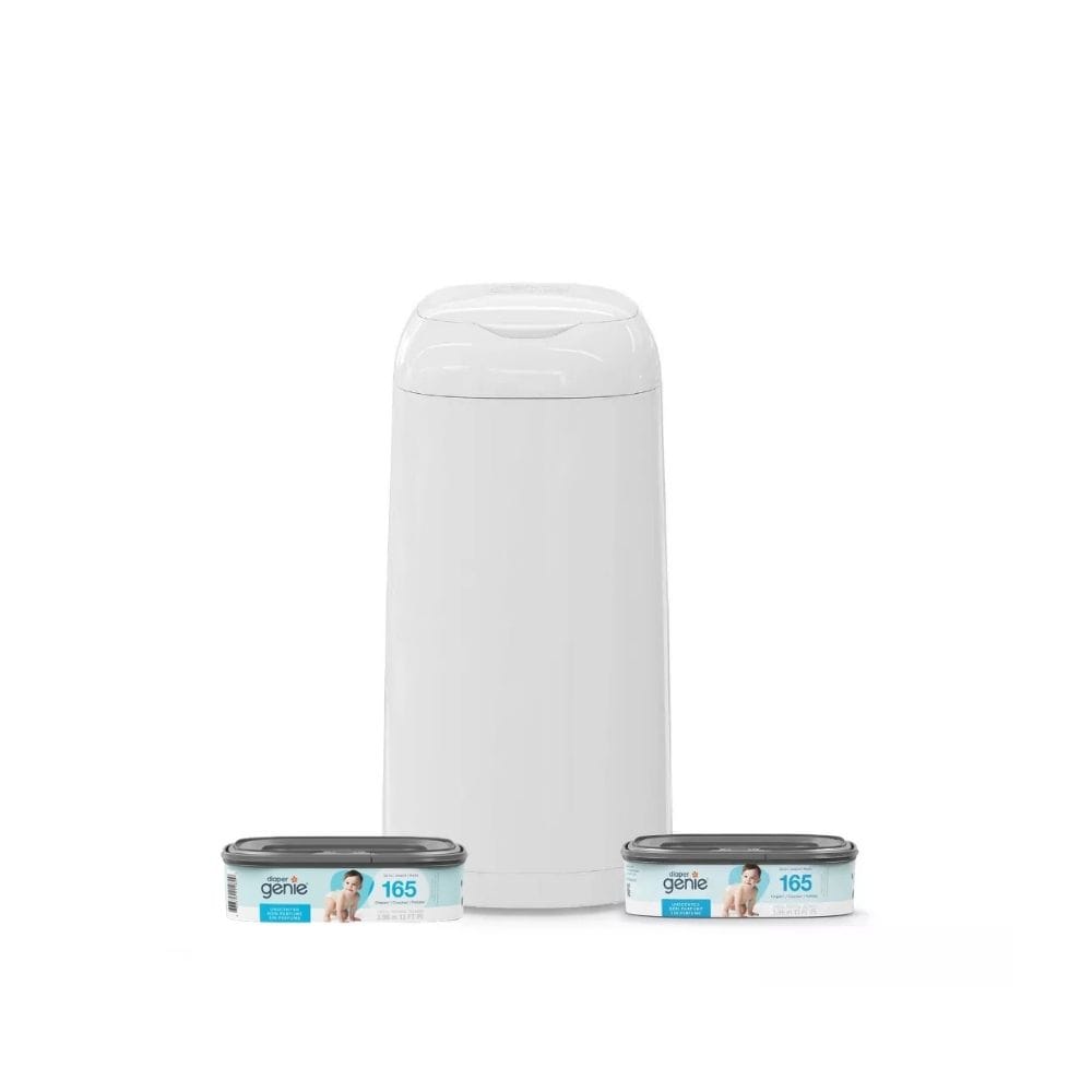 Diaper Genie Artículos para el baño Pack Contenedor de pañales Classic + Recambio Jumbo 165 Pañales - Diaper Genie I000917/I000660
