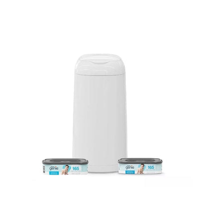 Diaper Genie Artículos para el baño Pack Contenedor de pañales Classic + Recambio Jumbo 165 Pañales - Diaper Genie I000917/I000660