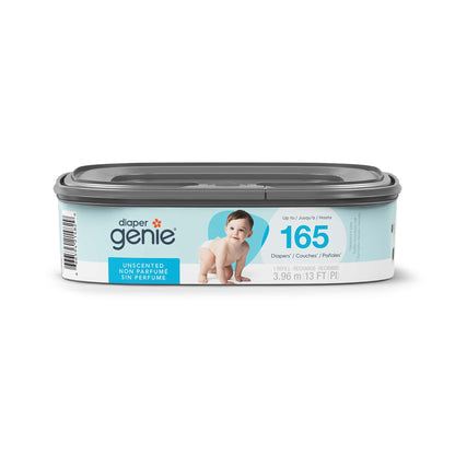 Diaper Genie Artículos para el baño Recambio individual basurero Diaper Genie Jumbo 165 pañales I000917