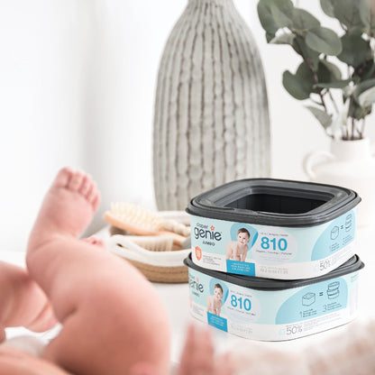 Diaper Genie Artículos para el baño Recambio individual basurero Diaper Genie Jumbo 810 pañales I000917