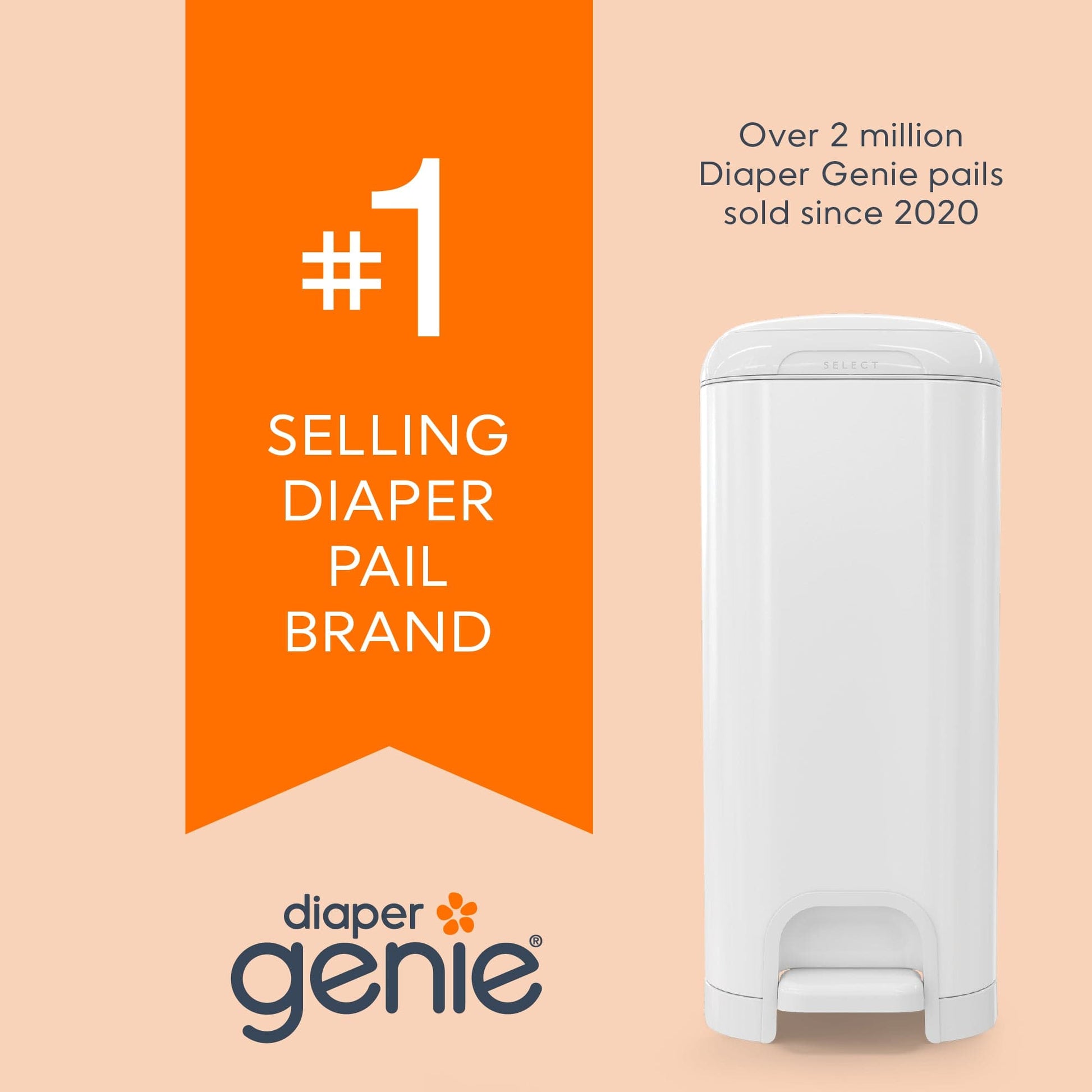Diaper Genie Artículos para el baño Recambio individual basurero Diaper Genie Jumbo 810 pañales I000917