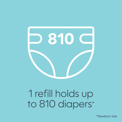 Diaper Genie Artículos para el baño Recambio individual basurero Diaper Genie Jumbo 810 pañales I000917