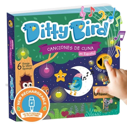Ditty Bird Libro Musical Libro Interactivo Canciones de Cuna en español - Ditty Bird DI022