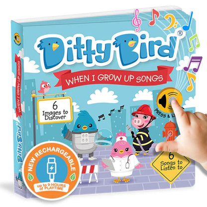 Ditty Bird Libro Musical Libro Interactivo Musical Career Songs - Ditty Bird DI024