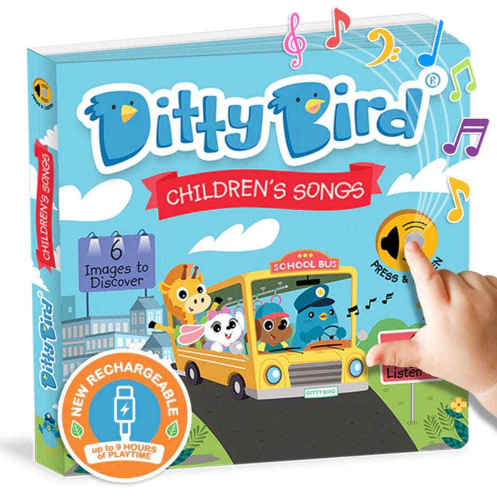 Ditty Bird Libro Musical Libro Interactivo Musical Children’s Songs - Ditty Bird DI001