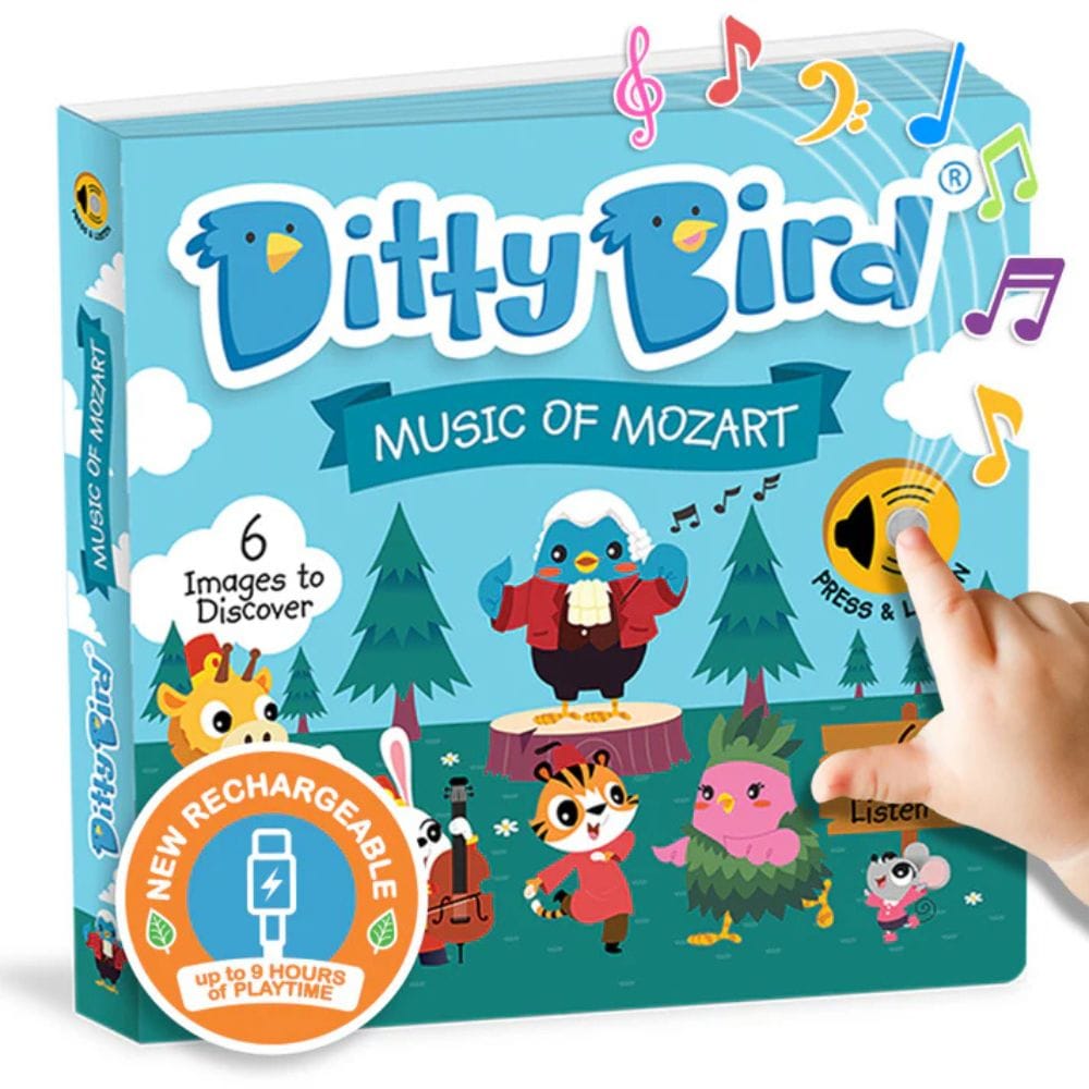 Ditty Bird Libro Musical Libro Interactivo Musical Music of Mozart - Ditty Bird DI036