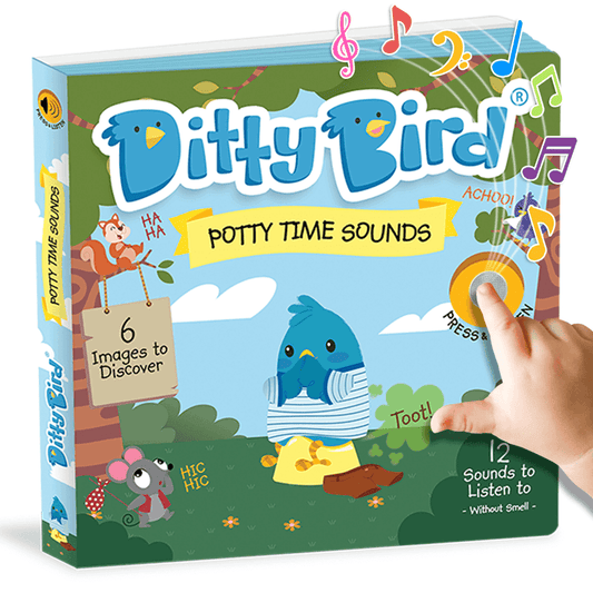 Ditty Bird Libro Musical Libro Interactivo Musical Potty time Sounds - Ditty bird 978-1-9196500-7-4