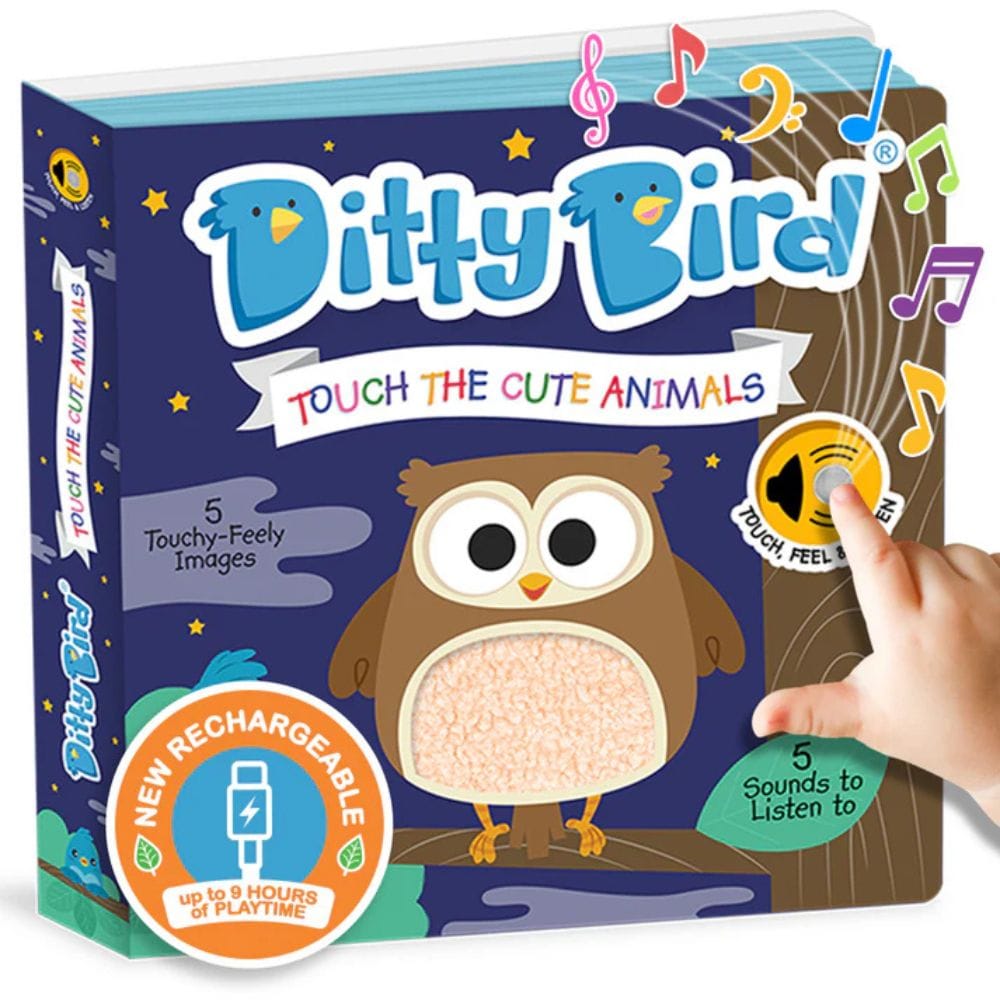 Ditty Bird Libro Musical Libro Interactivo Musical Touch the Cute Animals - Ditty Bird DI010