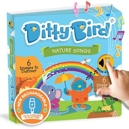 Ditty Bird Libro Musical Libro Interactivo Nature Songs - Ditty Bird 9781838206468