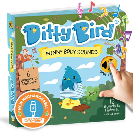 Ditty Bird Libro Musical Libro Musical Funny Body Sounds - Ditty Bird DI031