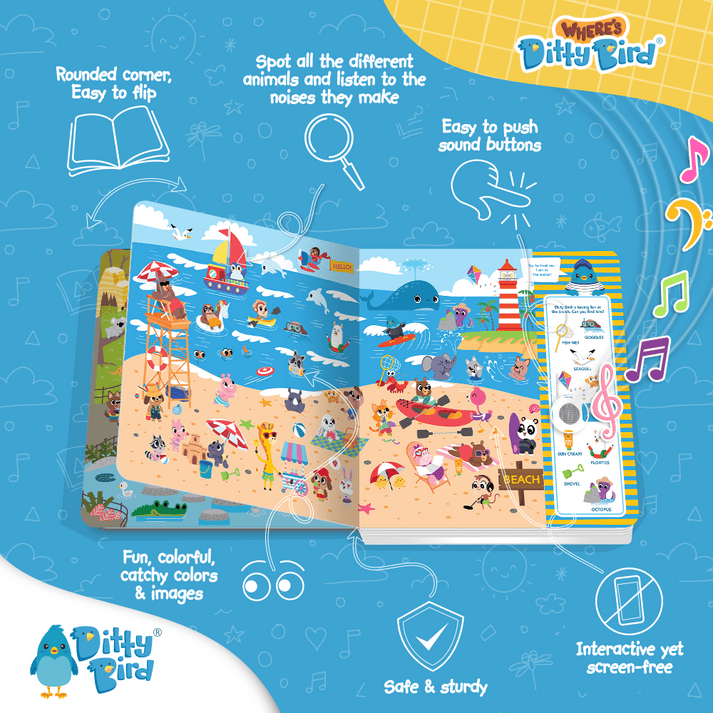 Ditty Bird Libro Musical Libro Musical Wheres - Ditty Bird DI041UC