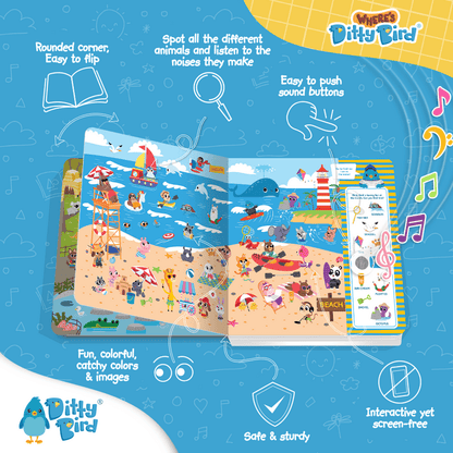 Ditty Bird Libro Musical Libro Musical Wheres - Ditty Bird DI041UC