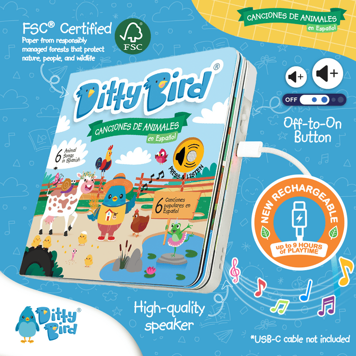 Ditty Bird Libro Musical Pack Libros interactivos y musicales - Dittybird