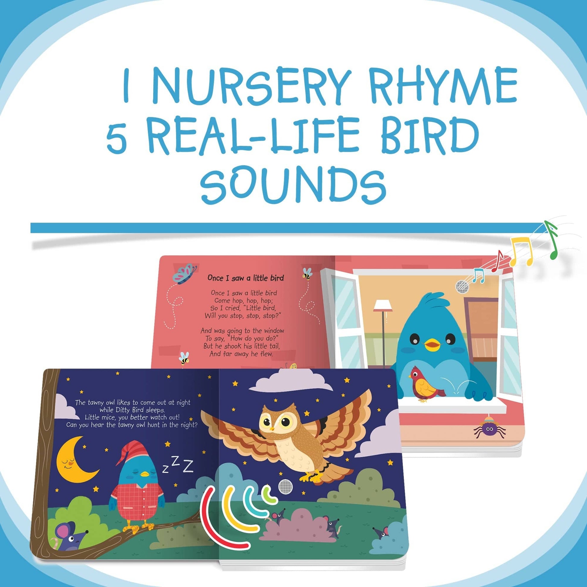 Ditty Bird Libros Libro Interactivo Musical Bird Songs DI009
