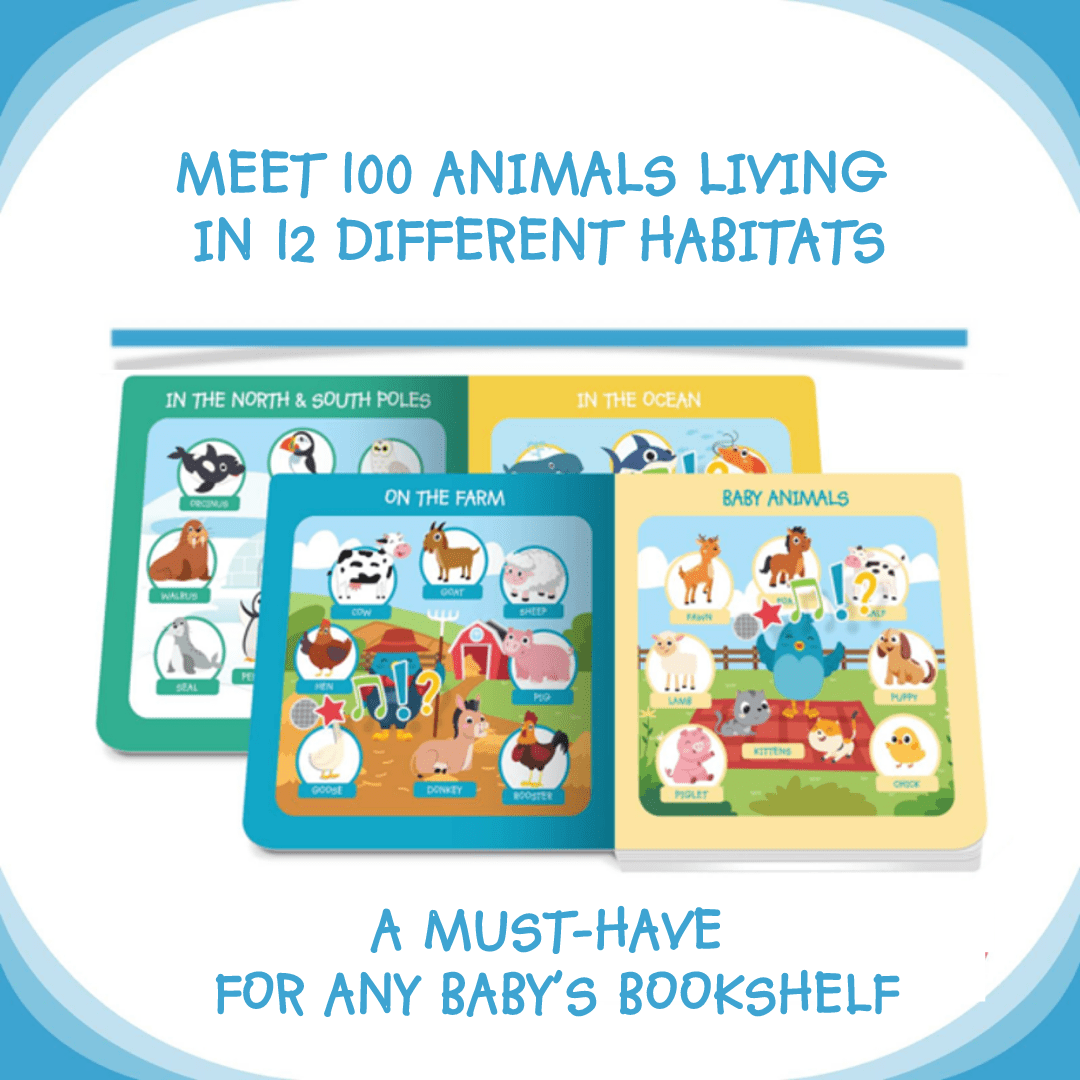 Ditty Bird Libros Libro Interactivo Musical First 100 Animals DI028