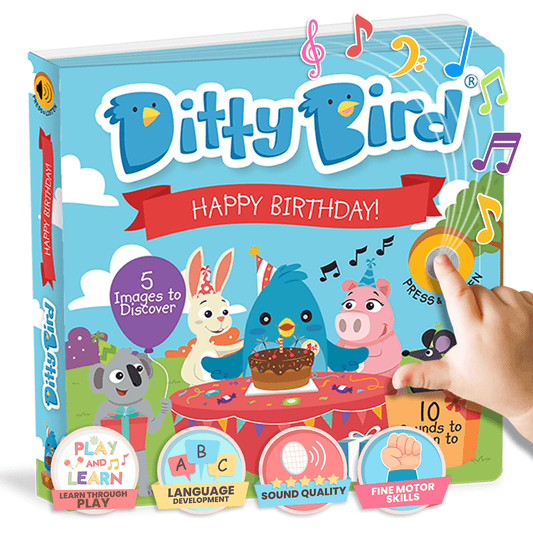 Ditty Bird Libros Libro Interactivo Musical Happy Birthday DI011
