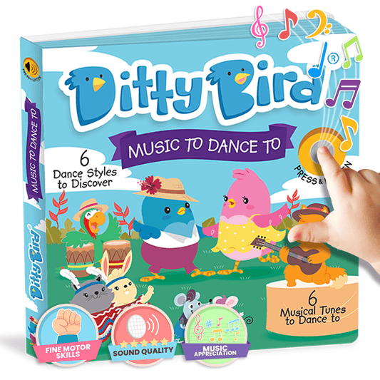 Ditty Bird Libros Libro Interactivo Musical Music to dance to DI014
