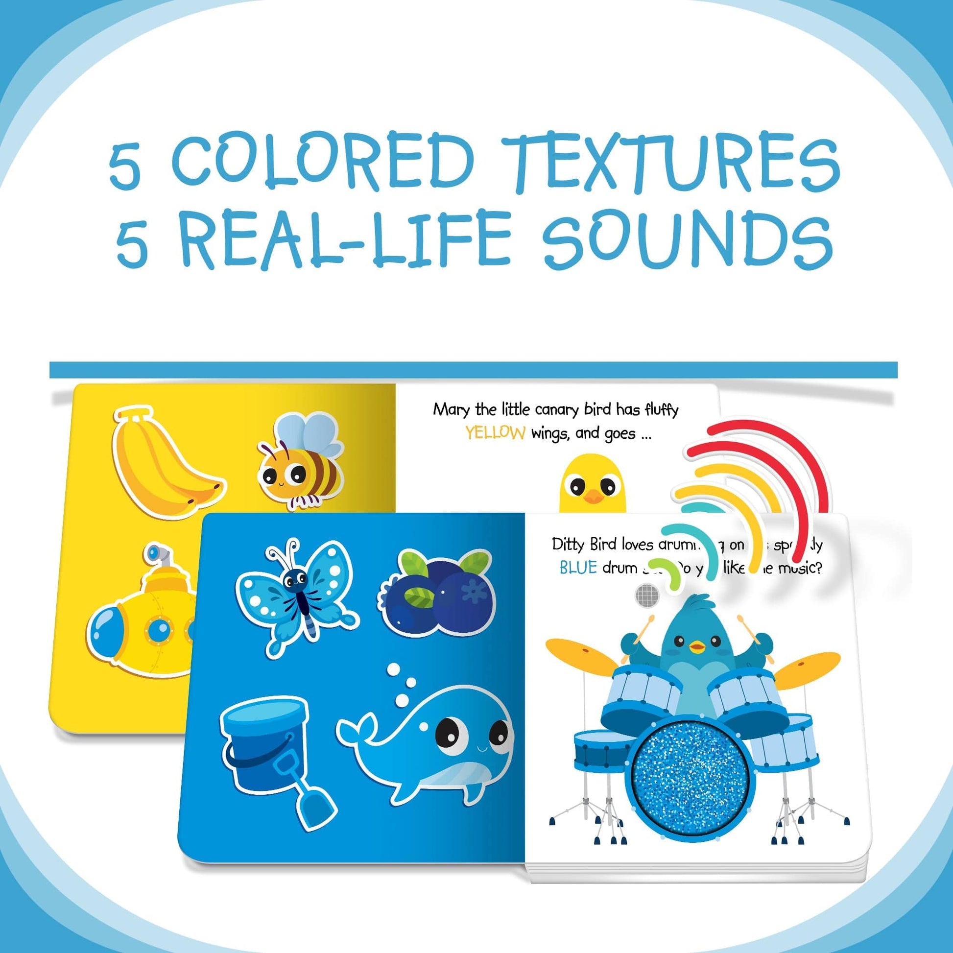 Ditty Bird Libros Libro Interactivo Musical Touch the Colors DI035