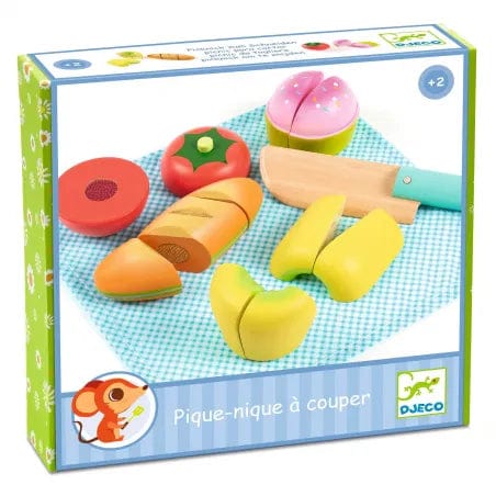 DJECO Accesorios Juego de picnic de madera Picnic to cut - Djeco DJ05511
